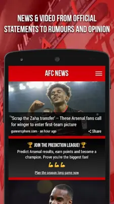 AFC News - Fan App android App screenshot 4